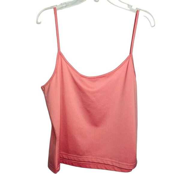 Womens Spaghetti Strap Blouse Crop Top Pink Size Large u Together - Picture 3 of 4